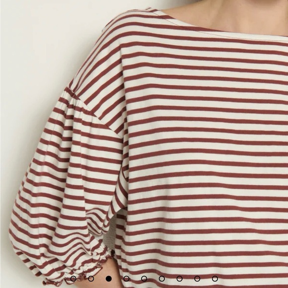 Nation Sandra Striped Boatneck Top - Picture 3 of 11